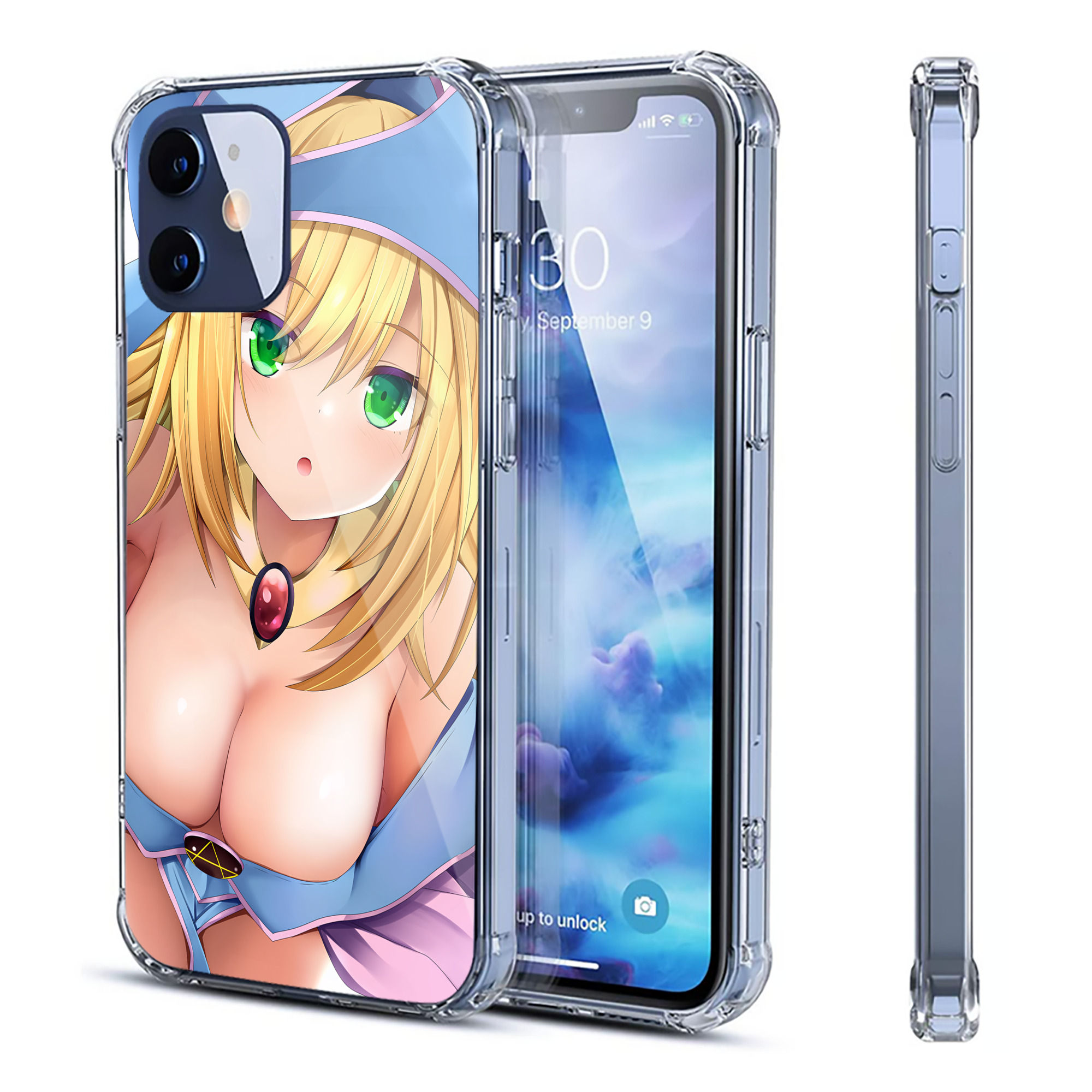 （画像用） 遊☆戯☆王 Yu-Gi-Oh! 【iPhone 12シリーズ対応】透明スマホケース（クリアソフトケース）